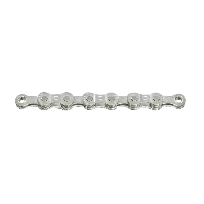 Chaîne Vélo VAE 7-8V. Sunrace Cnm8E Renforcée Argent 138 Maillons (Avec Attache Rapide Compatible Shimano Et Sram)