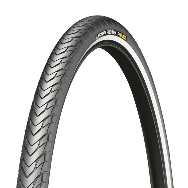 Pneu VTC Urbain 700 X 47 (29 X 1,75) Michelin Protek Max Renfort 5 mm Noir Tr (47-622) Flanc Reflex Compatible VAE (Offre Spéciale)