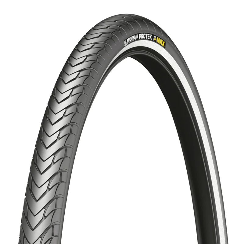 Pneu VTT Urbain 24 X 1.85 Michelin Protek Max Renfort 5 mm Noir Tr (47-507) Flanc Reflex Compatible VAE (Offre Spéciale)