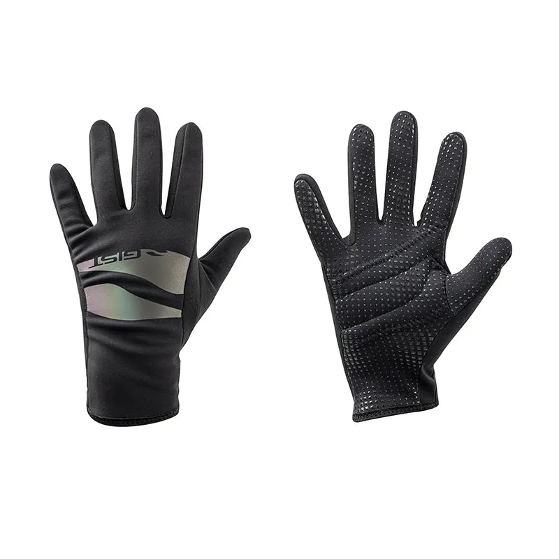 Gants Vélo Hiver Long Gist Sonic Confort Membrane Anti Pluie Noir L (Paire Sur Carte) Compatible Ecran Tactile