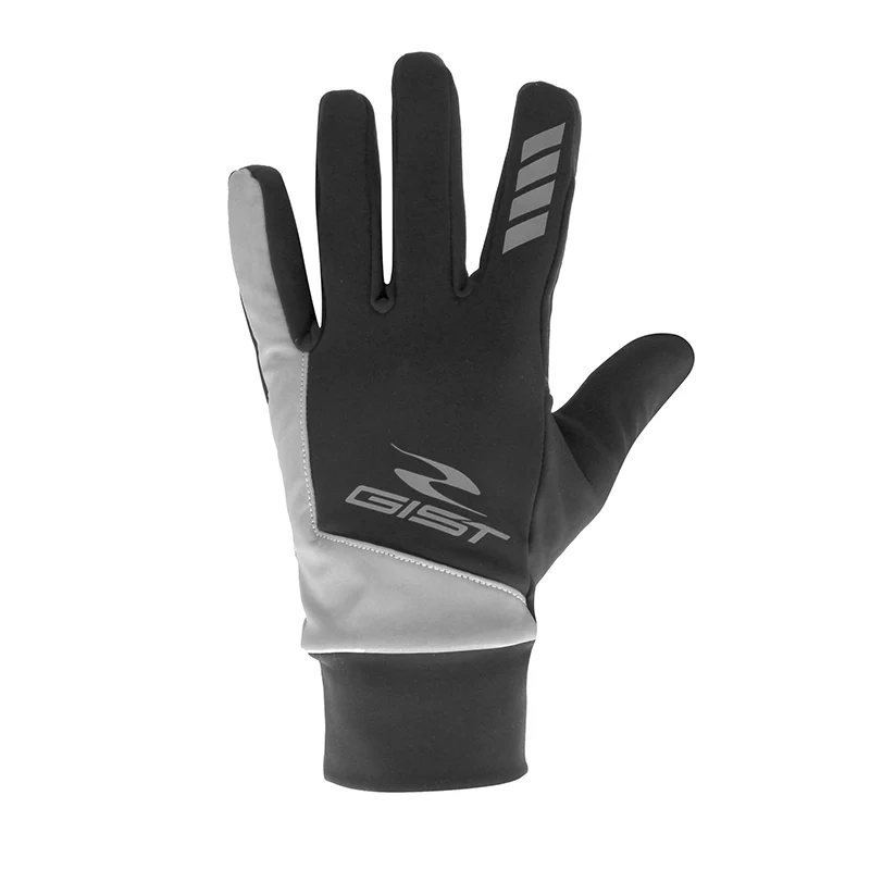 Gants Vélo Hiver Long Gist Roubaix Reflex Noir Long XL (Paire Sur Carte) Compatible Ecran Tactile