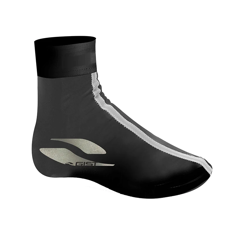 Couvre Chaussure Hiver VTT Gist Membrane Anti Vent Et Pluie Noir 43-44 (Velcro) (Paire)