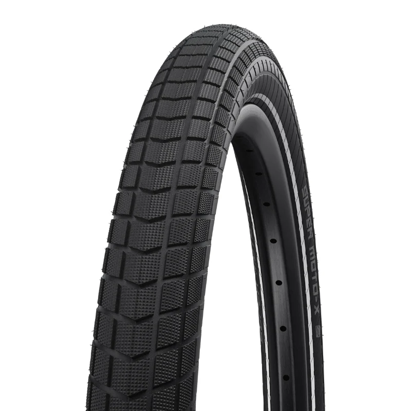Pneu VTT Suv - VAE 27.5 X 2.80 Schwalbe Super Moto X Noir Ts (70-584) Double Defense Flanc Reflex Homologué VAE E50