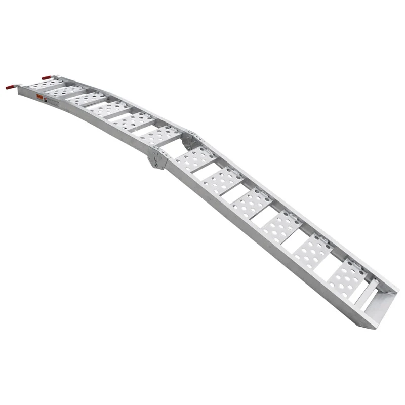 Rampe Moto-Quad-VAE P2R Aluminium R3 Pliable En 2 - Longueur 2.26M - Largeur 28 cm - Capacite 340 Kg (Vendu A L'Unite)