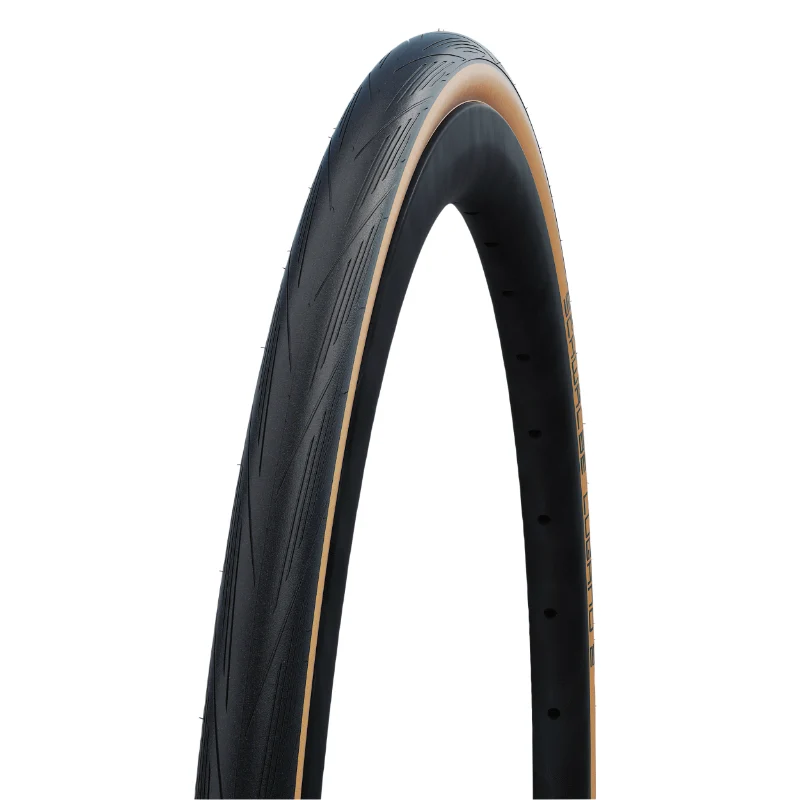 Pneu Route 700 X 25 Schwalbe Lugano2 Noir-Beige Tr (25-622)