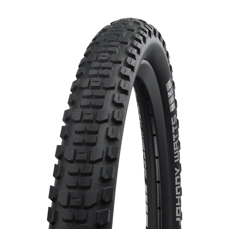 Pneu VTT Suv - VAE 27.5 X 2.60 Schwalbe Johnny Watts Addix Performance Noir Tr (60-584) Double Defense Flanc Reflex Homologué VAE E50