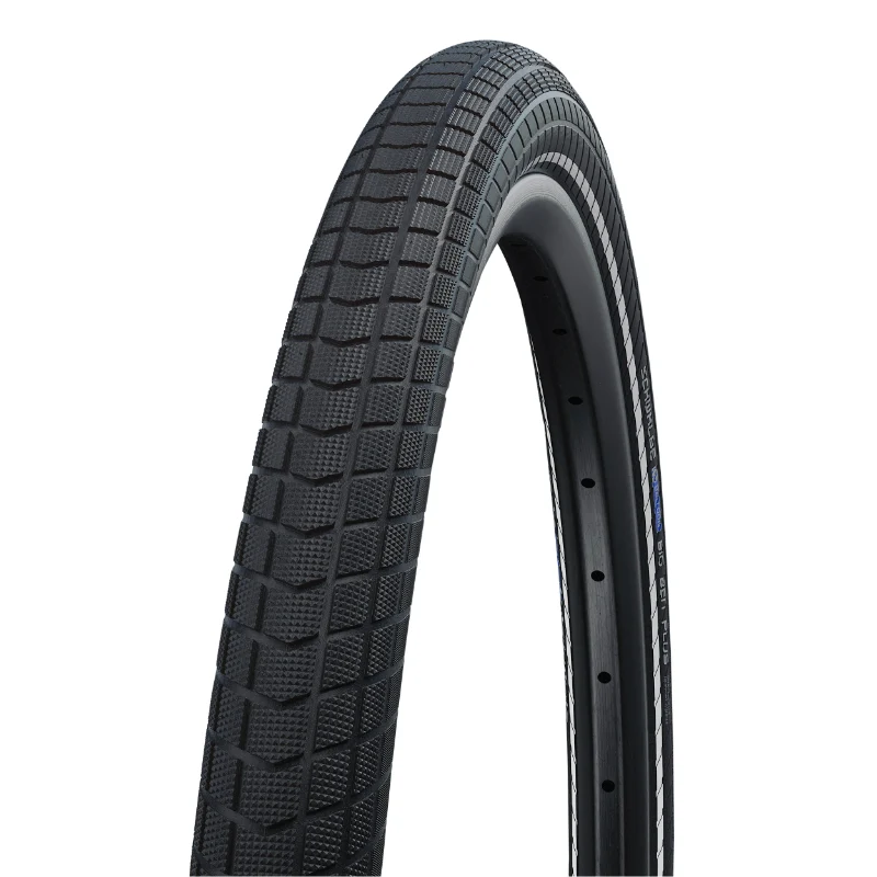 Pneu VTT Urbain - VAE 20 X 2.15 Schwalbe Big Ben Plus Addix Noir Tr (55-406) Renfort Green-Guard Flanc Reflex Homologué VAE E50