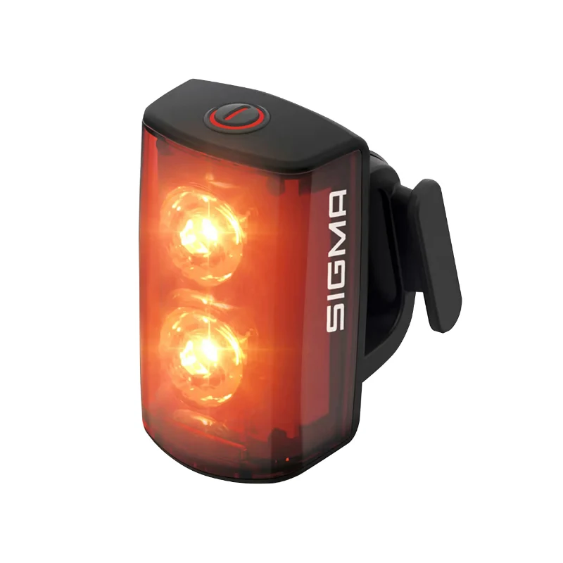 Éclairage Vélo Usb Arrière Sur Tige De Selle Sigma Buster Rl 80 (Autonomie Varie Entre 2.5H-Jusqu'A 12H Mode Flash) Noir - Visible 1500M