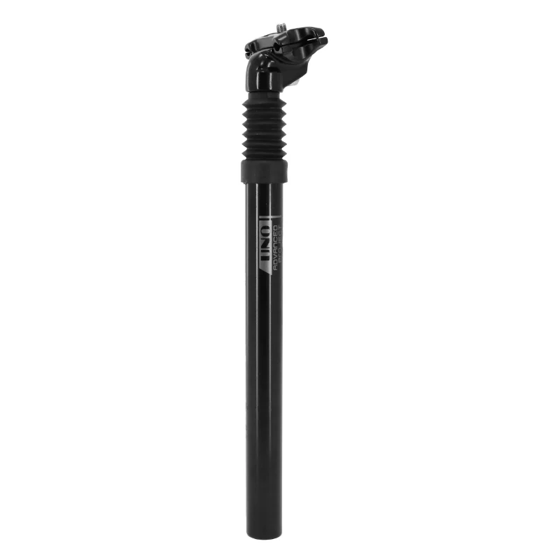 Tige De Selle VTT Suspension Uno Diam 27,2 L350 mm Noire Avec Adaptateur 31.6 Et 28.6 mm (Sur Carte) (Offre Spéciale)