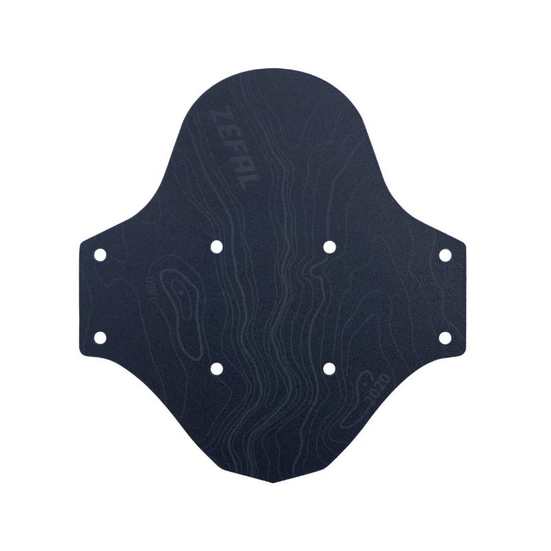 Garde Boue Gravel Avant 700X35-45 Zefal Shield Lite Front Noir Fixation Sur Fourche Par Colliers