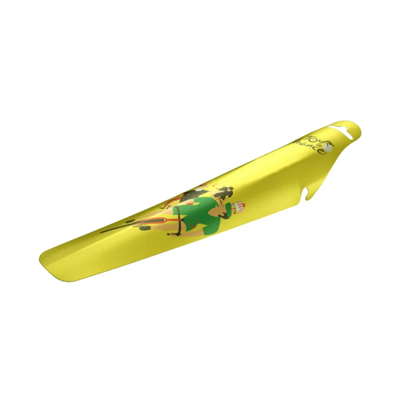 Garde Boue Route-VTT Clipsable AR Velox Colori Jaune Tour De France - Au Tour De La Fete - Clipsable Sous La Selle (Vendu A L Unite)