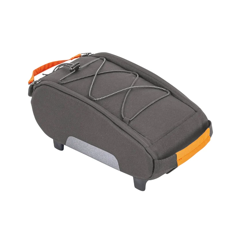 Sacoche Arrière Vélo Racktime Yoshi 2.0 Gris Fixation Porte Bagage (L 30 cm X L 17 cm X H 12 cm) - Compatible Systeme Racktime Snapit 2.0 Monte Chez Scott