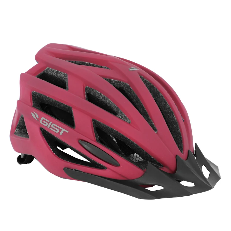 Casque Vélo Adulte Gist E-Bike Planet One Plus Urban Rose Mat In-Mold Taille 56-62 Réglage Molette 212 G - Éclairage Intégré