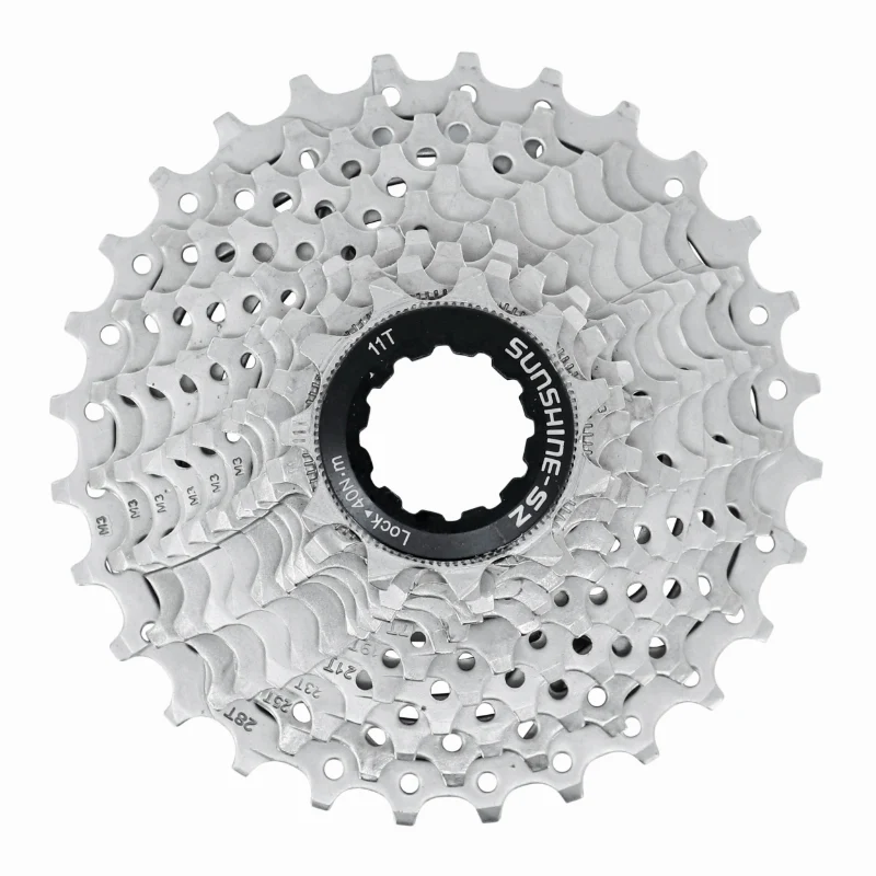 Cassette 11V. P2R 11-28 Pour Shimano-Sram Route Argent (Vendu En Boite) (11-12-13-14-15-16-17-19-21-24-28) (Offre Spéciale)