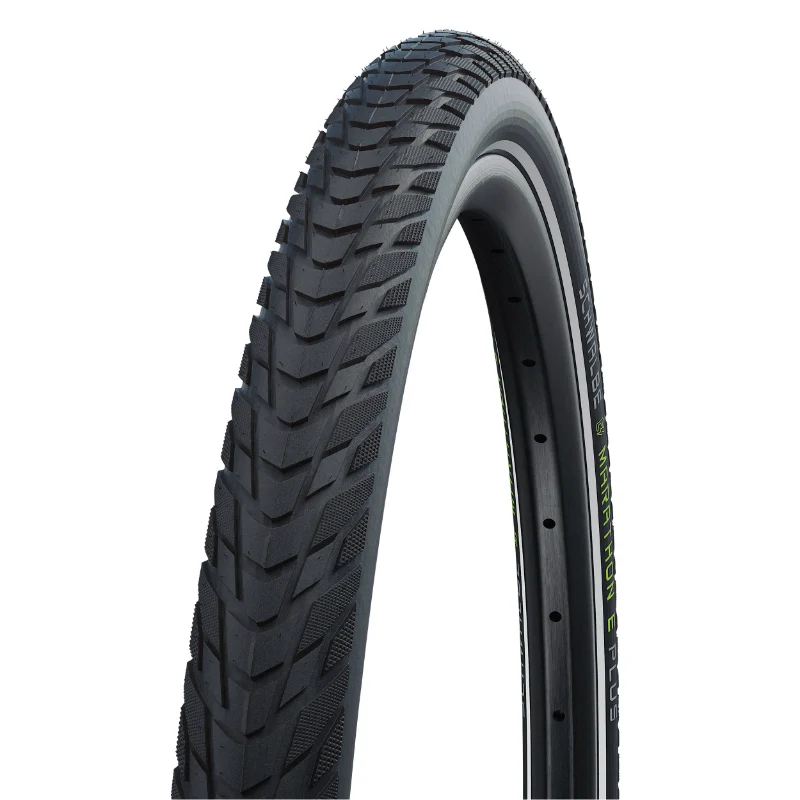 Pneu VTC - VAE Urbain 700 X 47 (29 X 1,75) Schwalbe Marathon E-Plus Noir Tr (47-622) Renfort 5 mm Flanc Reflex Homologué VAE E50
