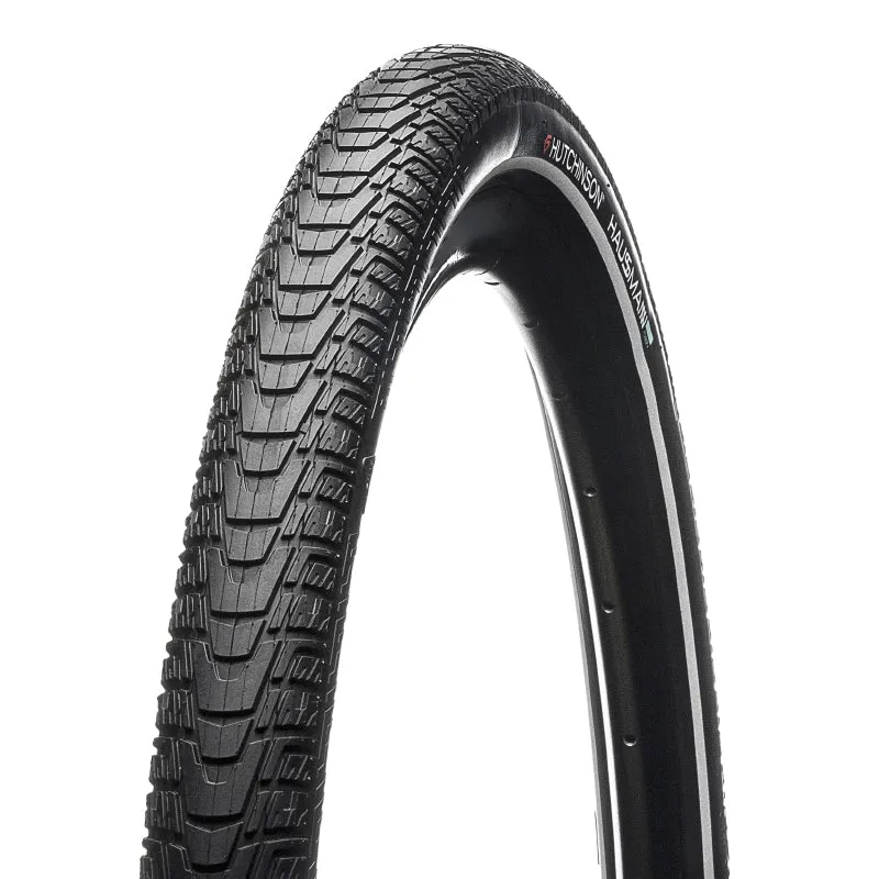 Pneu VTT Urbain - VAE 26 X 1.75 Hutchinson Haussmann Infinity Protect Noir Tr Reinforced 5 mm Flanc Reflex (47-559) Homologué VAE E50