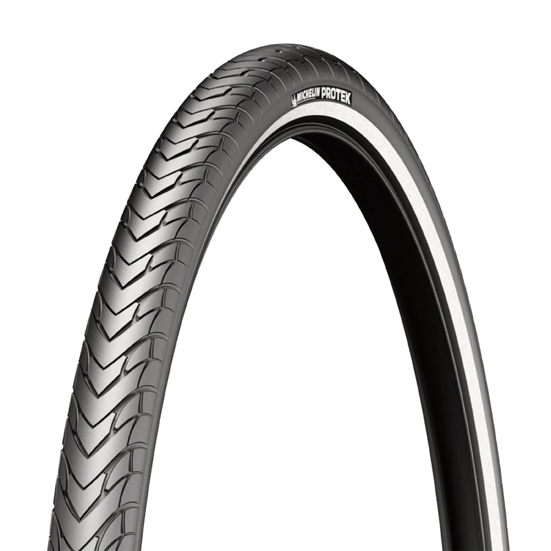 Pneu VTT Urbain 26 X 1.40 Michelin Protek Noir Tr (35-559) Flanc Reflex