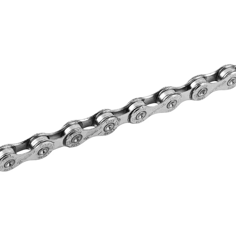 Chaîne Vélo VAE 12V. Newton Taya Tolv-12 Noir-Argent Renforcé 138 Maillons Compatible Shimano Et Sram