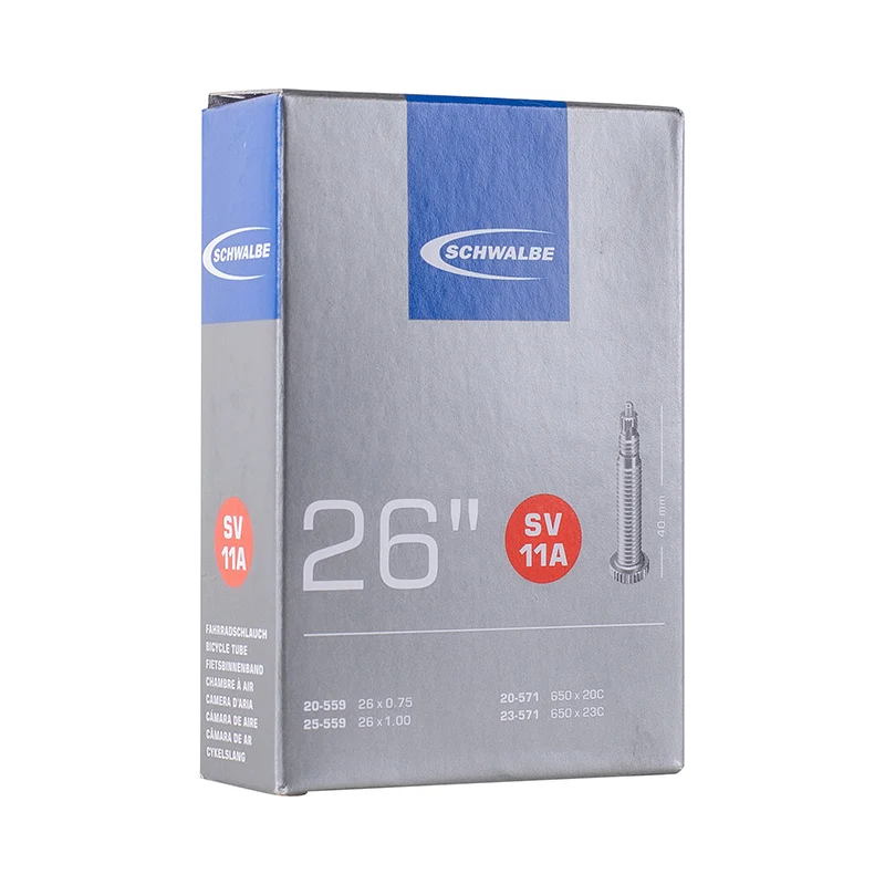 Chambre A Air Vélo 650 X 20-25 Schwalbe Valve Presta Obus Demontable Tout Alu (Sv11)