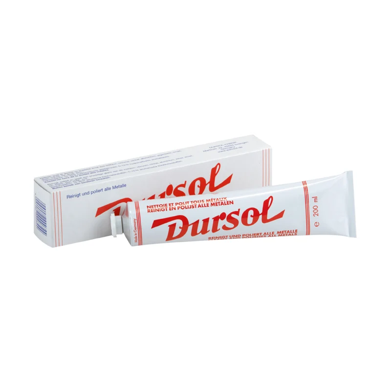 Polish Métal Autosol Dursol (Tube 200 Ml) (Entretien Tous Metaux : Alu, INOX, Acier...) (Made In Germany - Qualite Premium)