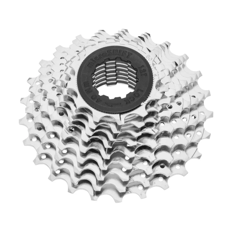 Cassette 9V. Microshift 12-25 Pour Shimano-Sram Route Argent (Vendu A L Unite) (12-13-14-15-17-19-21-23-25) (Offre Spéciale)