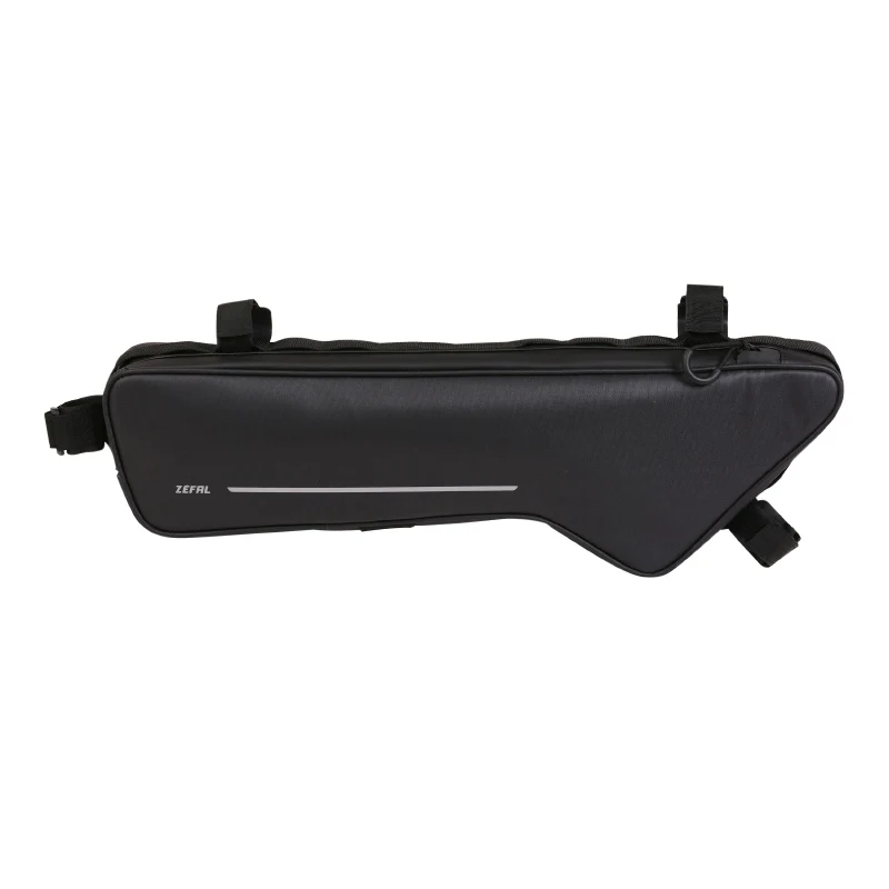 Sacoche De Cadre Vélo Zefal Z Adventure C4 4,2L Noir Fixation Velcro (500X140X65 mm)
