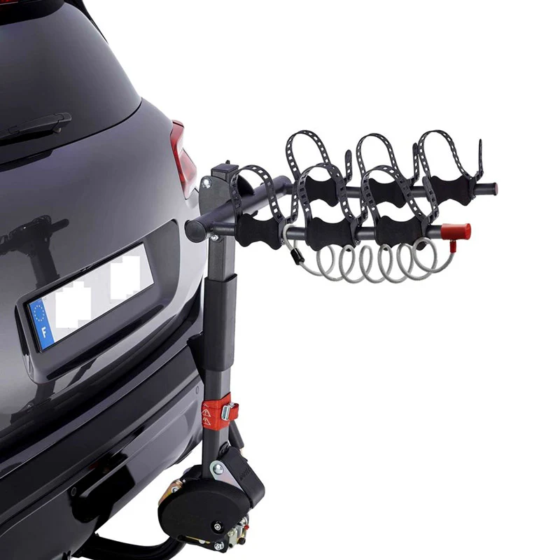 Porte Vélo D'Attelage Suspendu Mottez Hercule Pour 3 Vélos VAE Inclinable Avec Antivol, Syteme Easy Pour Montage Rapide - Fabrication Francaise Homologué Ce - Charge Maxi 60Kgs