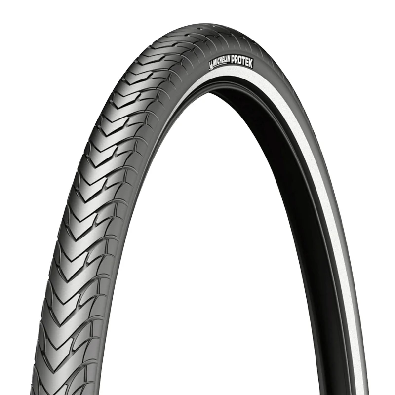 Pneu VTT Urbain 26 X 1.85 Michelin Protek Renfort Noir Tr (47-559) Flanc Reflex