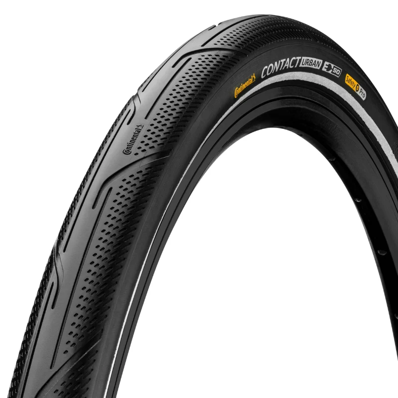 Pneu VTT Urbain - VAE 29 X 2.00 Continental Contact Urban Noir Flanc Reflex Tr (50-622) Homologué VAE E50