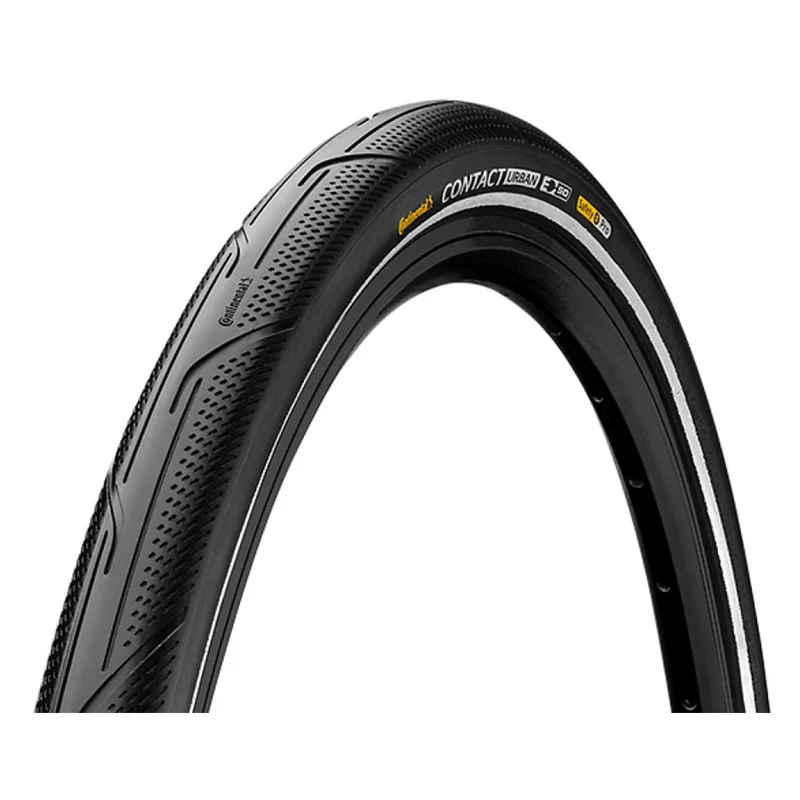Pneu VTT Urbain - VAE 26 X 1.75 Continental Contact Urban Noir Flanc Reflex Tr (47-559) Homologué VAE E50