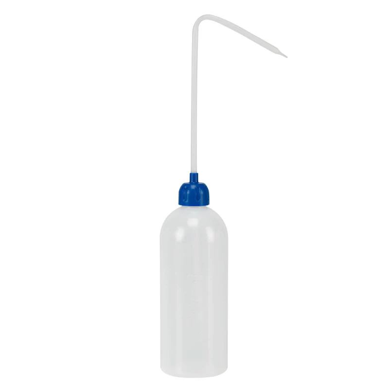 Flacon-Burette Laboratoire Pressol En Polyethylene Transparent 500Ml Avec Bec Rigide (Vendu A L'Unite)
