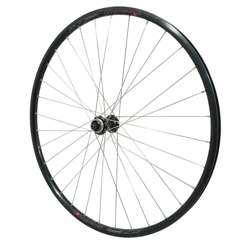 Roue VTC Disque Blocage 700 X 35 - 28" Er20 Avant Noir Moyeu Shimano Acera Qc400 Centerlock Rayon INOX Jante 19C 32 Rayons