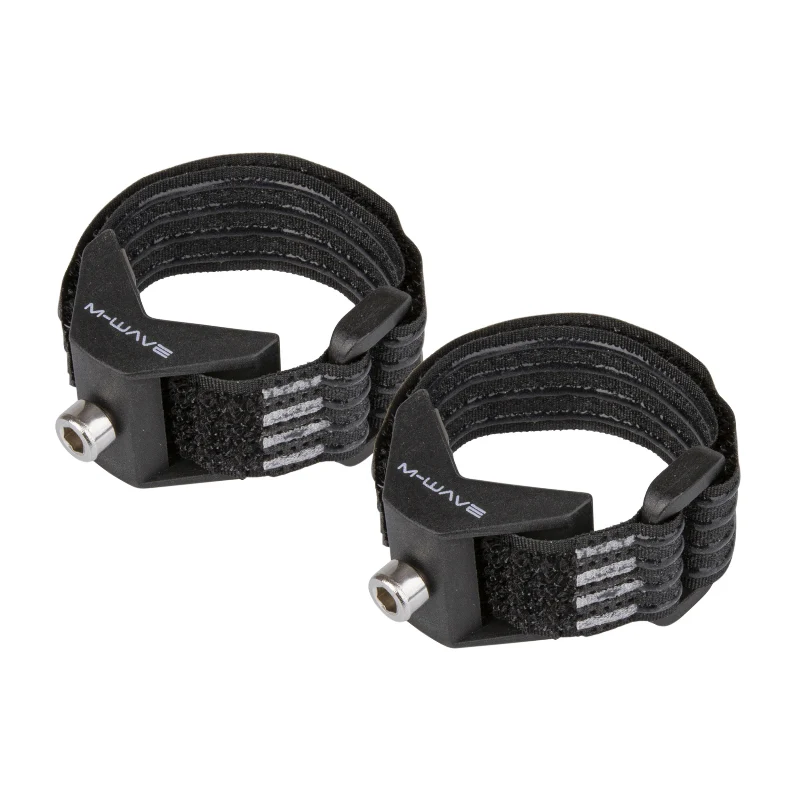 Support Fixation Porte Bidon-Mini Pompe Noir Sur Velcro Pour Vélo Musculaire Et VAE