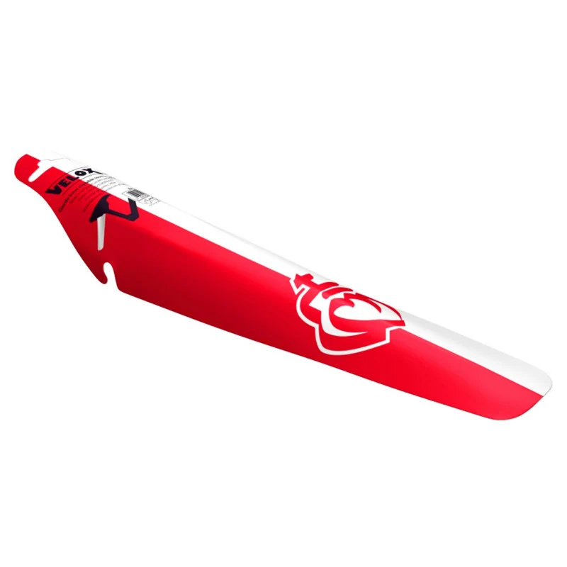 Garde Boue Route-VTT Clipsable AR Velox Colori Vendee Rouge-Blanc Clipsable Sous La Selle (Vendu A L Unite)