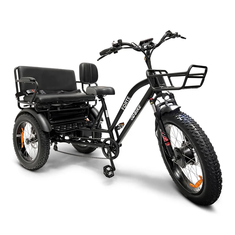 FORTE Electric Tricycle with Rear Seat by ElectricGOBIKE