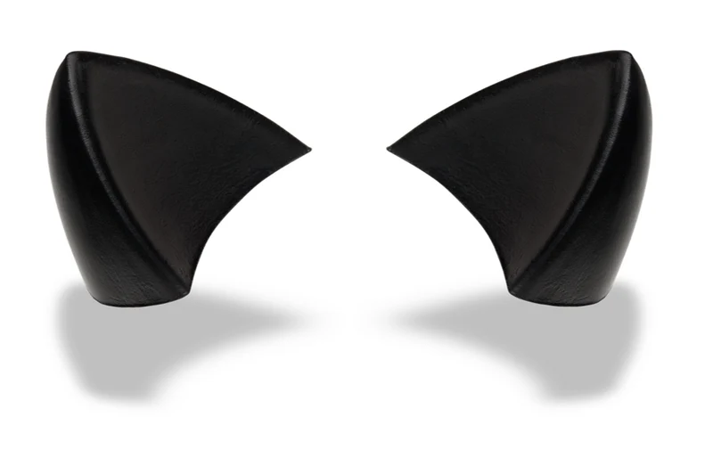 Helmet Flair Softeez: Black Cat Ears for Helmet