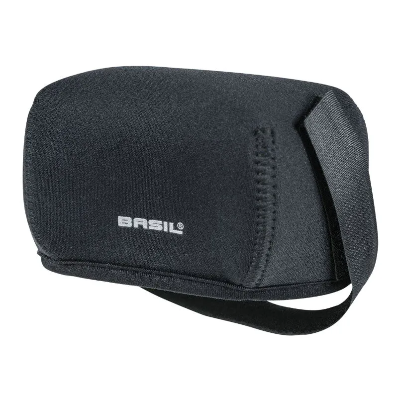 Housse Protection De Batterie Arrière Basil Pour Shimano Steps Et Autres Modeles Neoprene Noir Waterproof Compatible VAE-E-Bike (L11 X L8 X H7 cm)