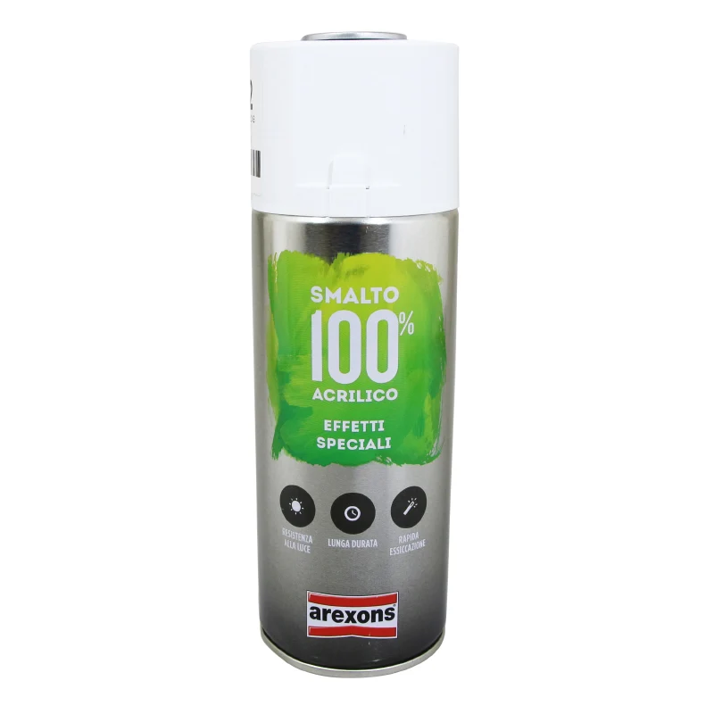 Bombe De Peinture Arexons Acrylique 100 Argent Effet Metalise Aerosol 400 Ml (3673)