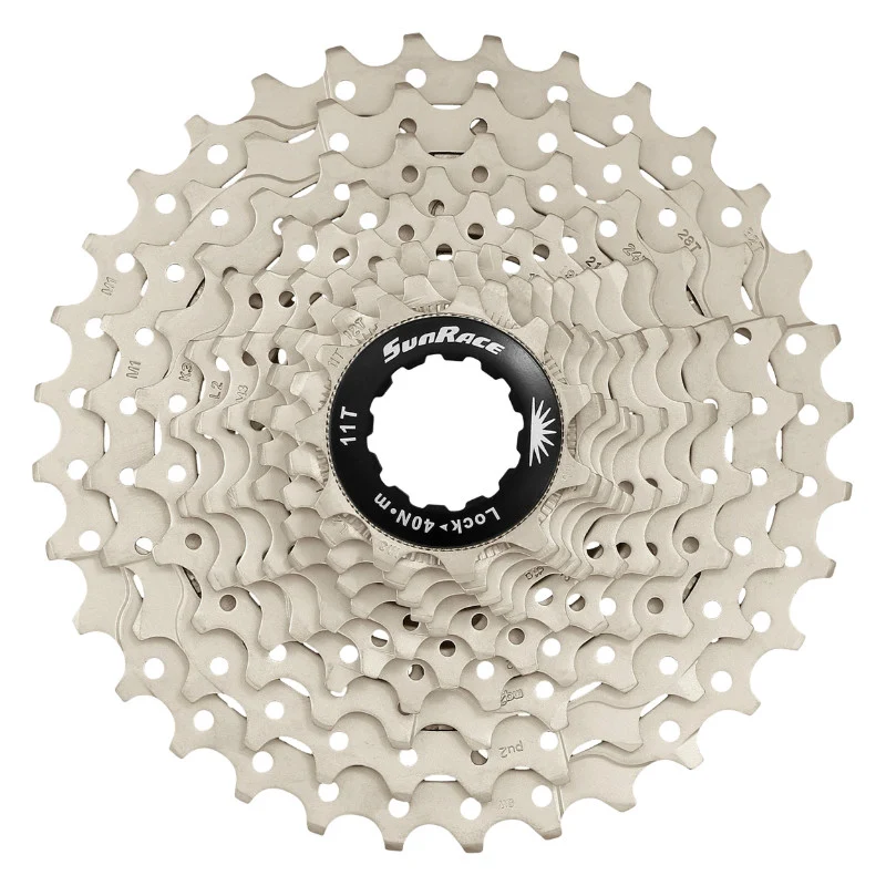 Cassette 9V. Sunrace R91 11-28 Route Pour Shimano Nickel (Livre En Boite) (11,12,13,14,16,18,21,24,28)