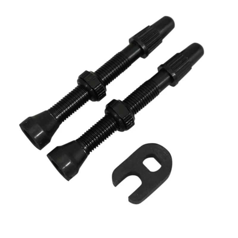 Valve De Pneu Tubeless Presta Hutchinson 44 mm Obus Demontable (Vendu A La Paire Sur Carte)
