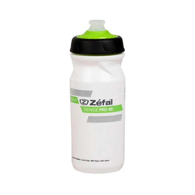 Bidon Zefal Sense Pro 65 Blanc 600Ml (Bouchon Sécurité Anti-Goutte)