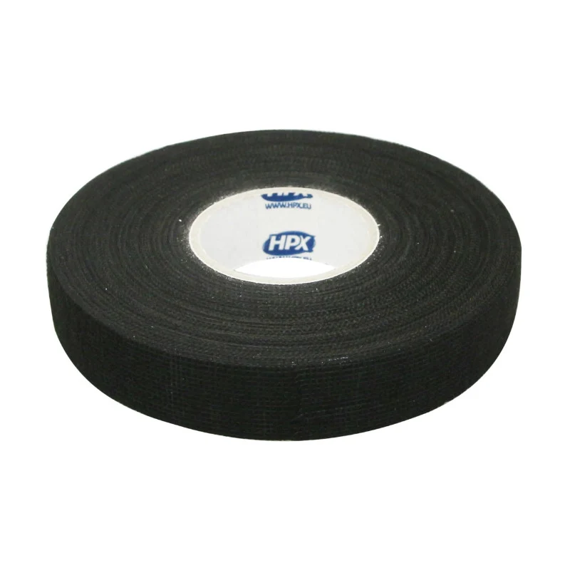 Ruban Adhesif Hpx Textile Protecteur Noir 19 mm X 25M