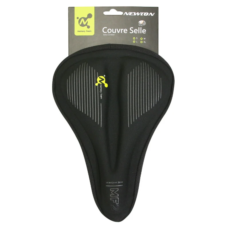 Couvre Selle Vélo Newton Gel Memoire De Forme Noir (270X195 mm)