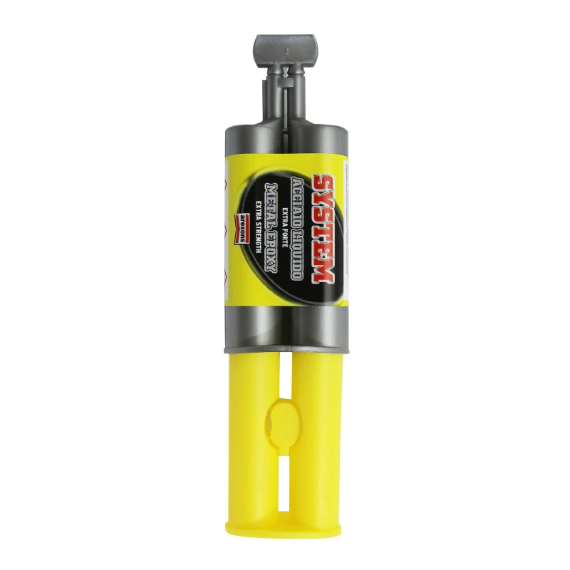 Epoxy-Colle Arexons System Acier Ultra-Resistant 200Kg-Cm2 (Seringue 25 Ml Sous Blister)