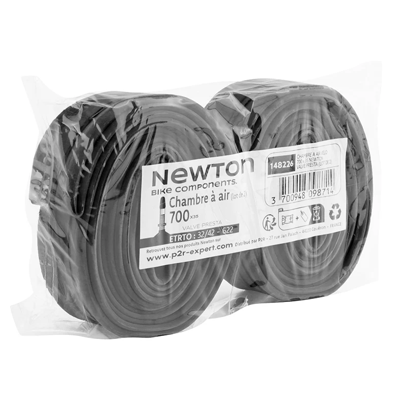 Chambre A Air Vélo 700 X 35 Newton Valve Presta (Lot De 2)