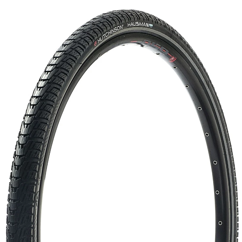Pneu VTT Urbain - VAE 27.5 X 1.75 Hutchinson Haussmann Infinity Protect Noir Tr Reinforced 5 mm Flanc Reflex (47-584) Homologué VAE E50