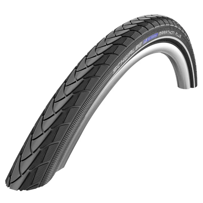 Pneu Route 700 X 25 Schwalbe Marathon Plus Noir Tr (25-622) Renfort Flanc Reflex Compatible VAE