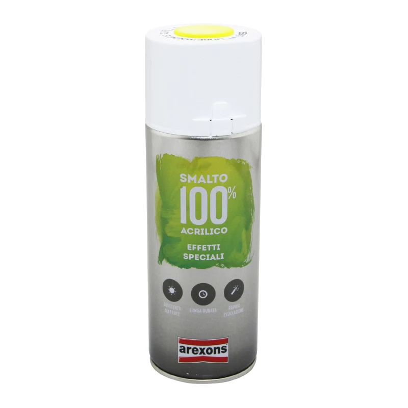 Bombe De Peinture Arexons Acrylique 100 Fluo Jaune Aerosol 400 Ml (3685)