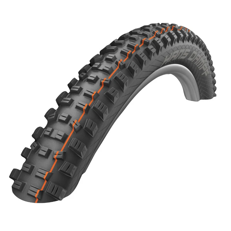 Pneu VTT Gravity 29 X 2.35 Schwalbe Hans Dampf Addix Super Trail Soft Noir Tubeless Ready Ts (60-622) Compatible VAE