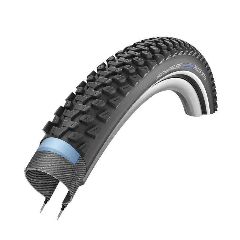 Pneu VTT Suv 29 X 2.10 Schwalbe Marathon Plus MTB Crampons Noir Tr (54-622) Renfort Flanc Reflex Homologué VAE E50